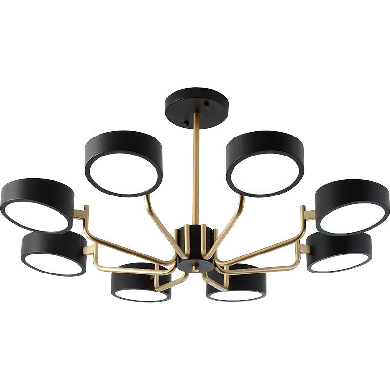 Dropshipping Nordic Modern Pendant Lights Designer Metal 12 Lamps