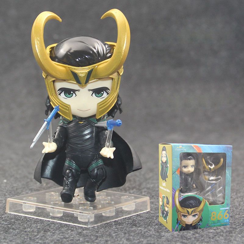 Compre Anime Boneca Loki Figuras De Acao Thor Nendoroid Kawaii
