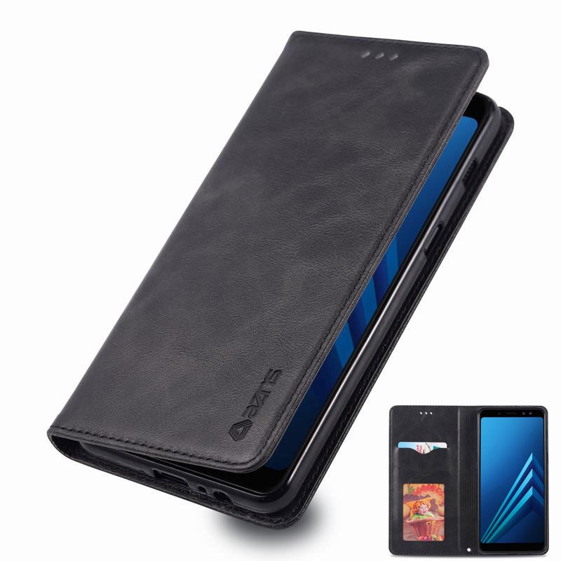 Compre Capa Para Samsung Galaxy A8 2018 Capa Samsung A8 Além Disso Tampa  Flip Carteira De Couro De Luxo Retro Folding Plain Phone Case Protector  Barato | Entrega Rápida E Qualidade | Pt.Dhgate
