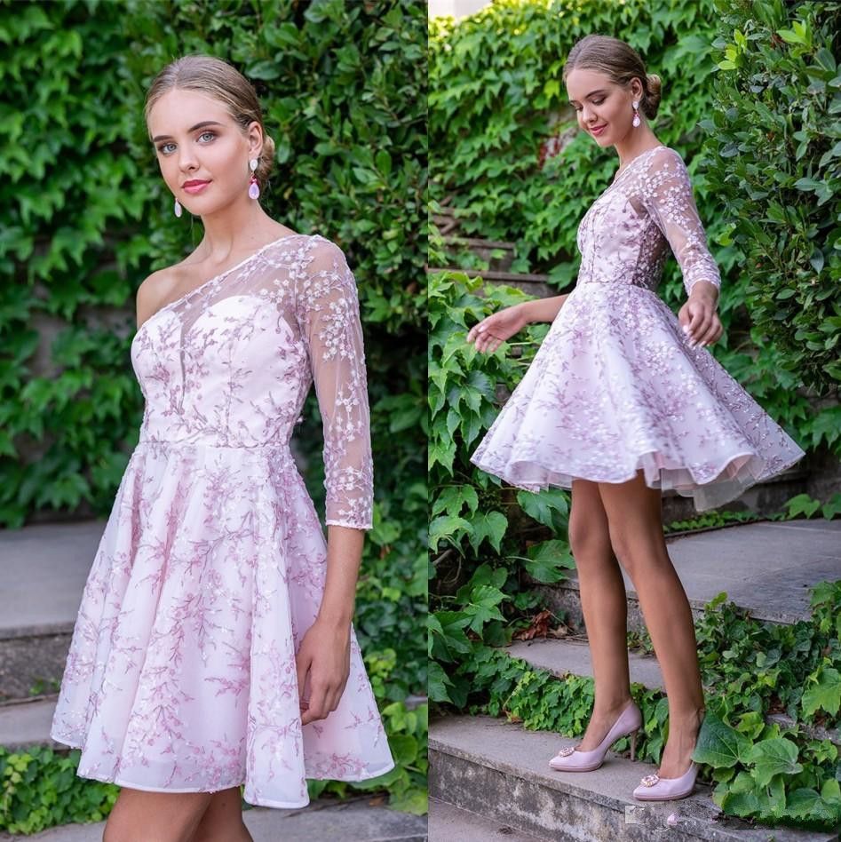 lilac lace dress with sleeves