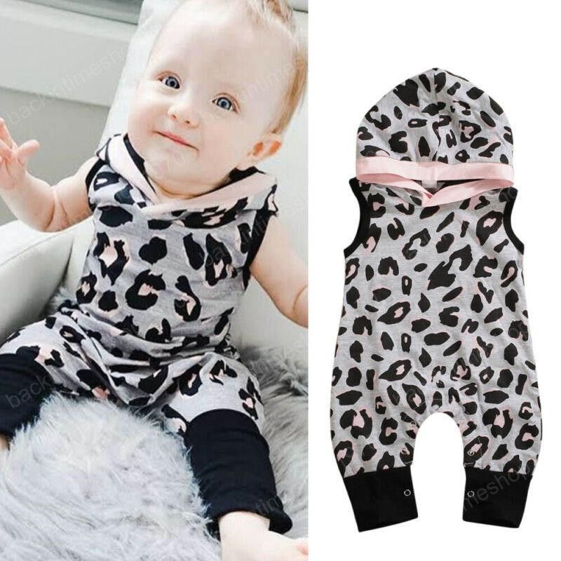 leopard baby romper