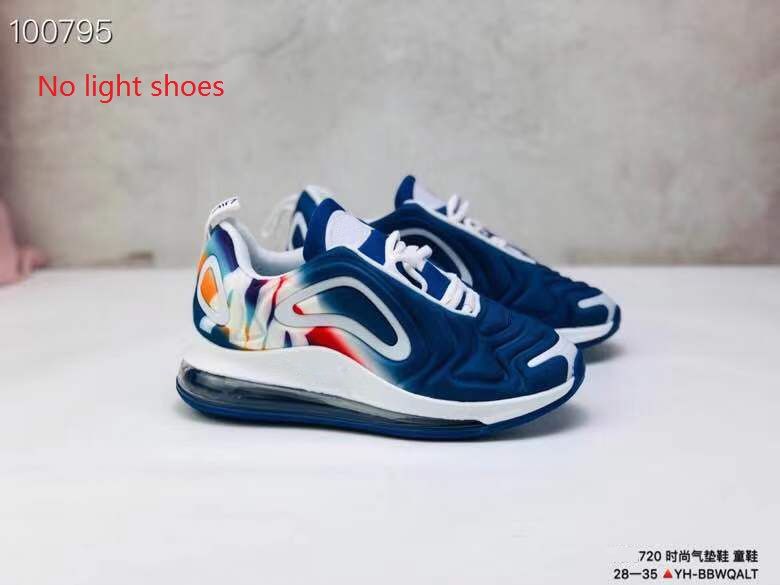 Registro mejilla cueva Nike Air Max 720 Niños Niño y niña Azul Rojo Negro Gris Deportes 72o Zapatos  de