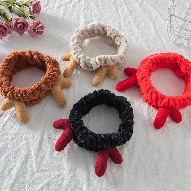 satin al kore tarzi guzel kahverengi beyaz kirmizi siyah pembe boynuz sac bandi makyaj yikama yuz gundelik sac bandi kiz sac bandi kumas cek tl46 47 tr dhgate com