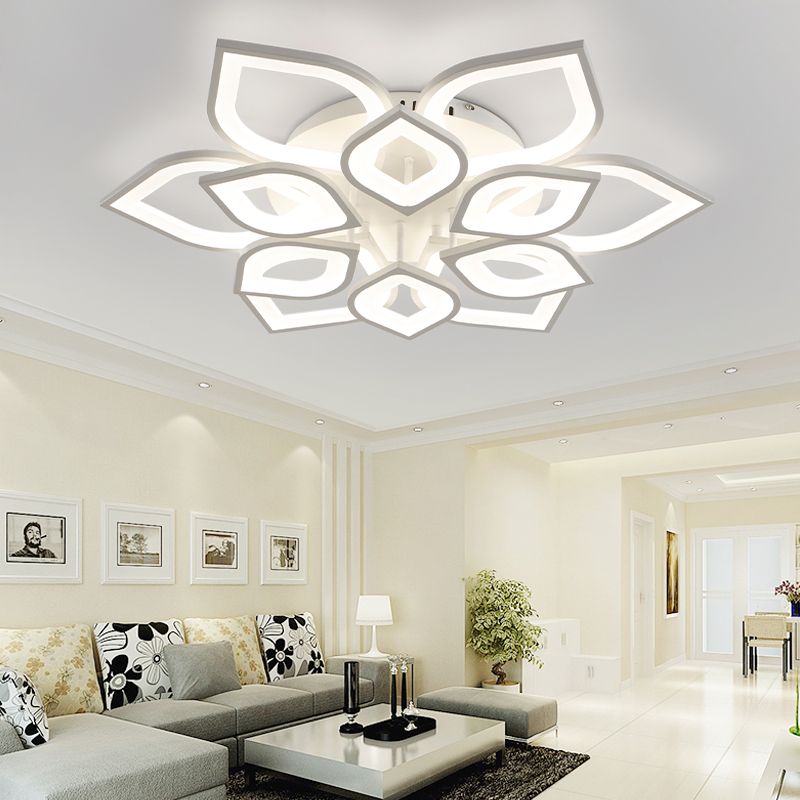 acrylic modern led chandelier lights