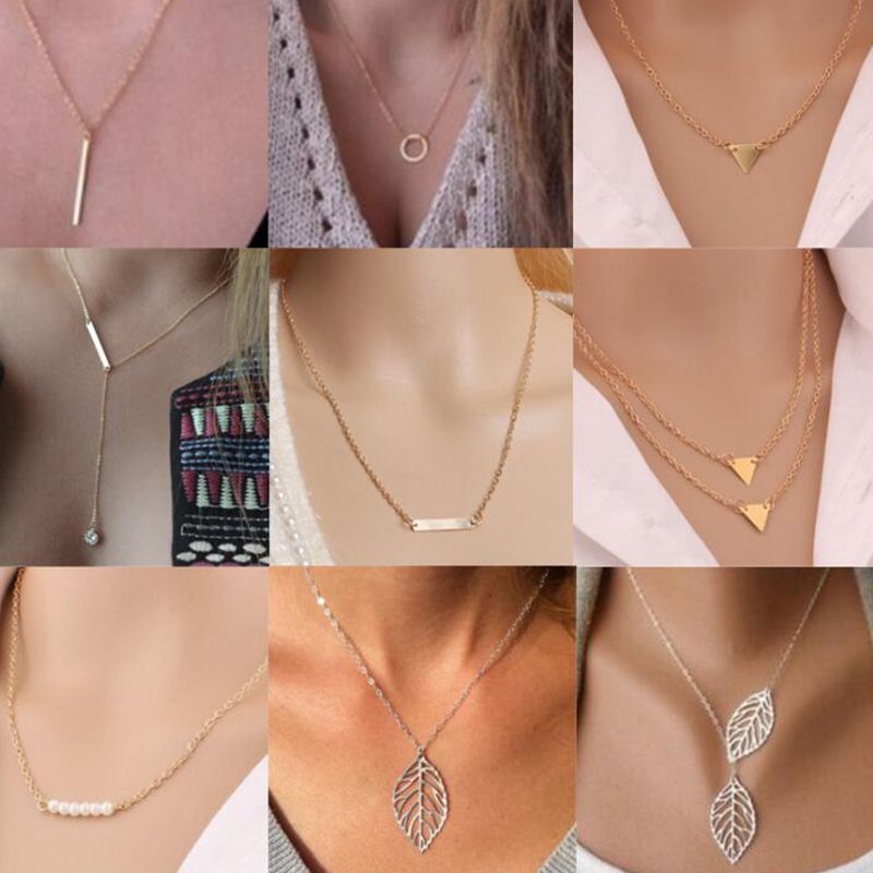 short chain heart necklace