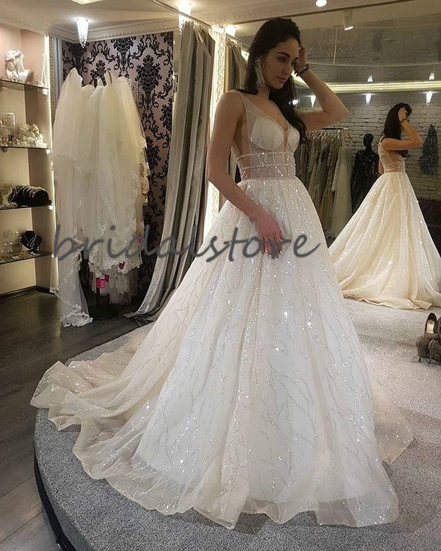 Bling top wedding dress Clearance