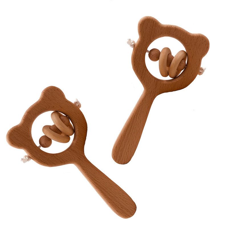 wooden rattle