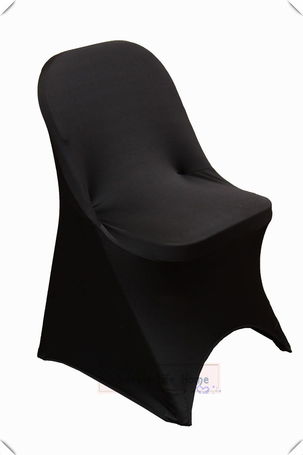 Folding Spandex Covers Black Chair Covers Elastic Banquet Chair Seats For Wedding Beach Chairs Party From Sweetylifehome 12 07 Dhgate Com