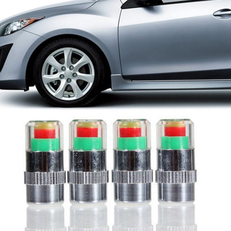 2021 Mini Car Tire Tyre Pressure Caps TPMS Tools Warning Monitor Valve