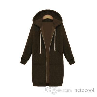 ladies longline zip hoodie