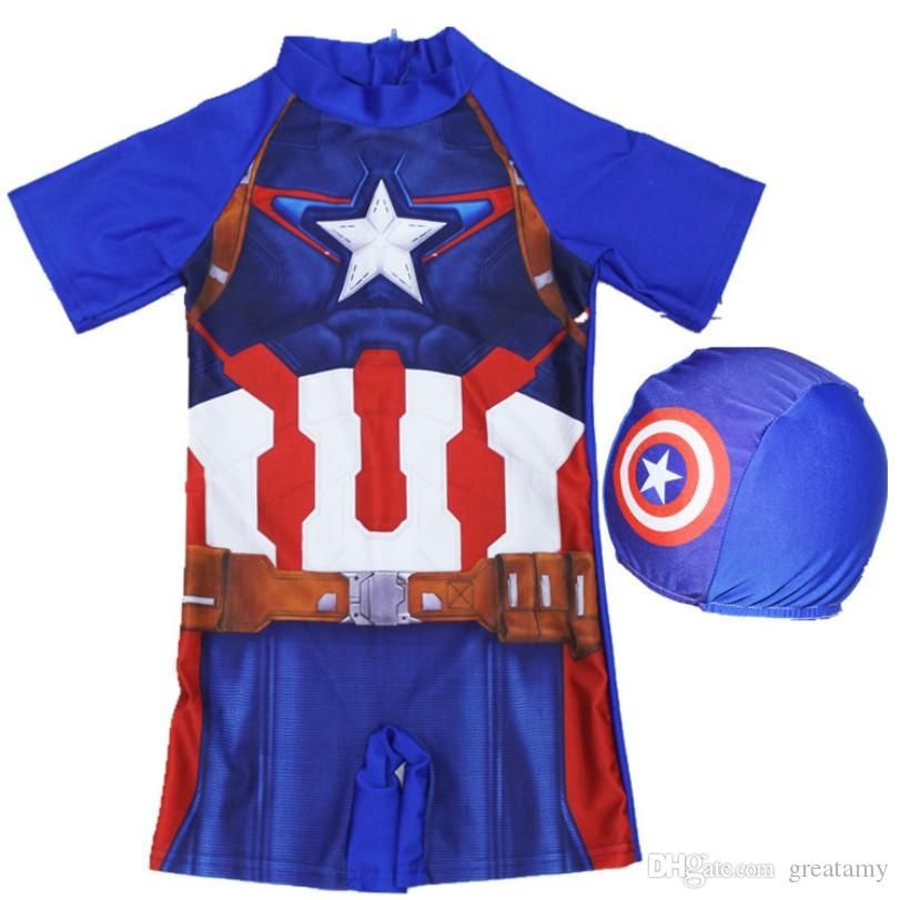 captain america swimsuit