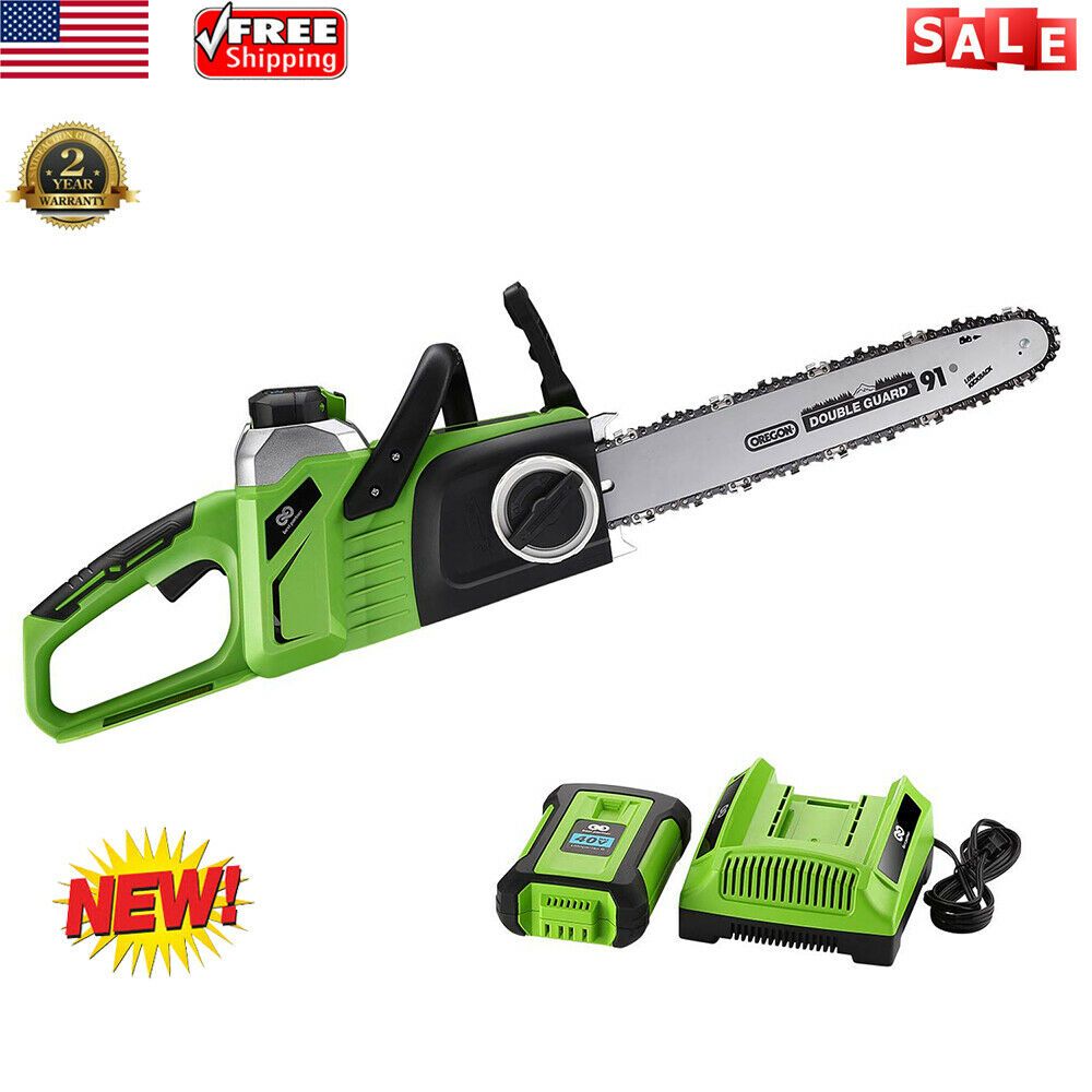 2020 14 Brushless Cordless Chain Saw Kit 40v 4 0ah Max Lithium Ion Battery Charger From Sdasgtx128 40 87 Dhgate Com