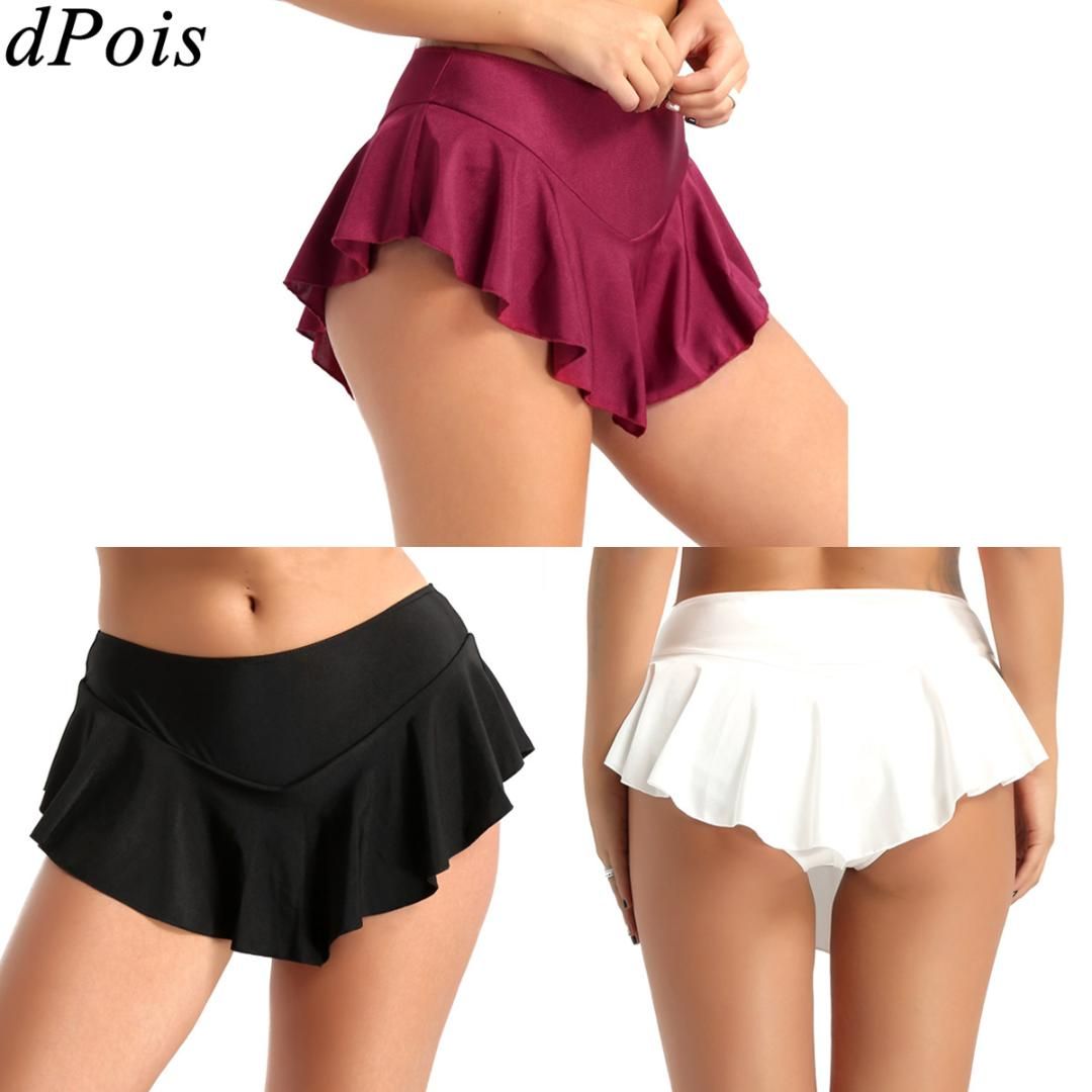 2020 Women Latin Dance Skirt For Girls Figure Skating Mini Skirt Soft V