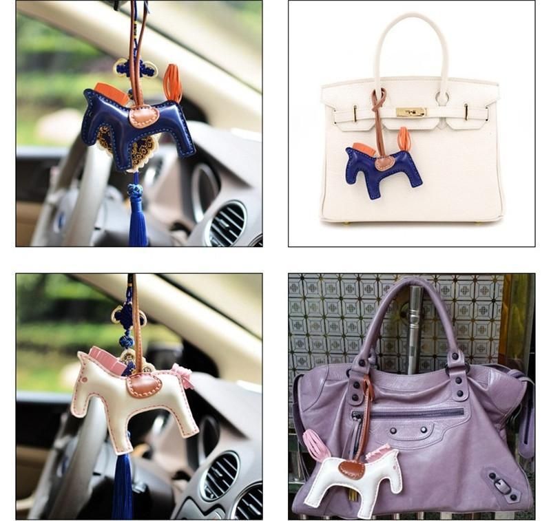 Buy Wholesale China Ea115 Rodeo Charms Cute Mini Luxury Brand Mini Luxury  High Quality Handmade Leather Horse Bag Charm & Bag Charm at USD 0.9