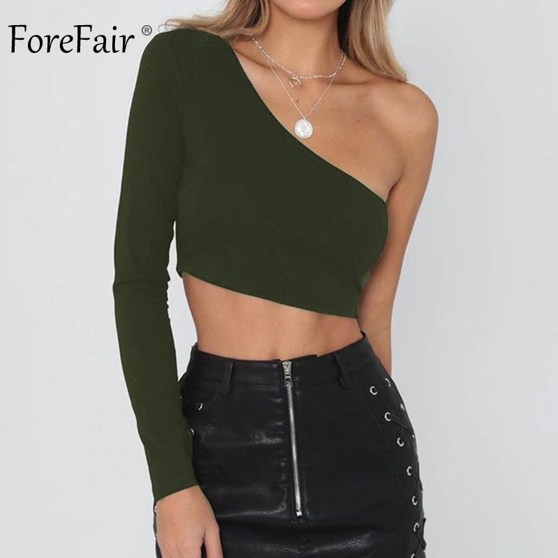 Army Green Crop Top