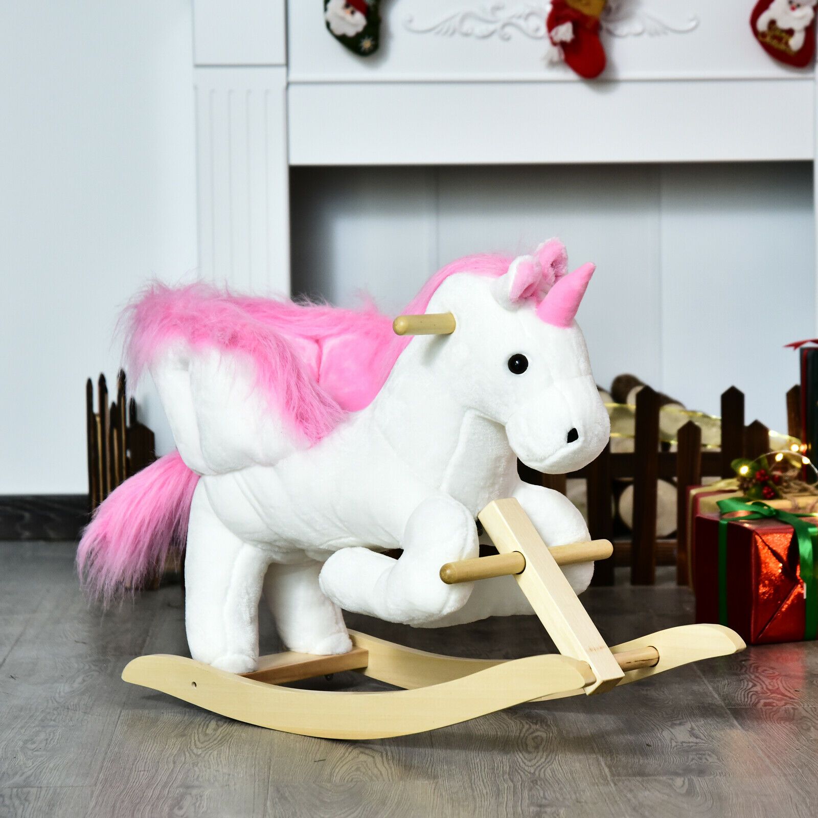 baby unicorn rocking horse