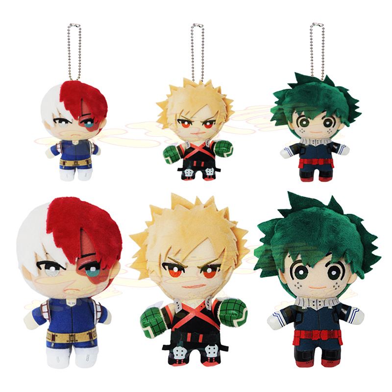 2020 12 5cm My Hero Academia Plush Toy Stuffed Doll Figure Pendant Charm Key Chain Midoriya Izuku Bakugou Katsuki Todoroki Shoto Keychain From Cutetoyss 3 9 Dhgate Com