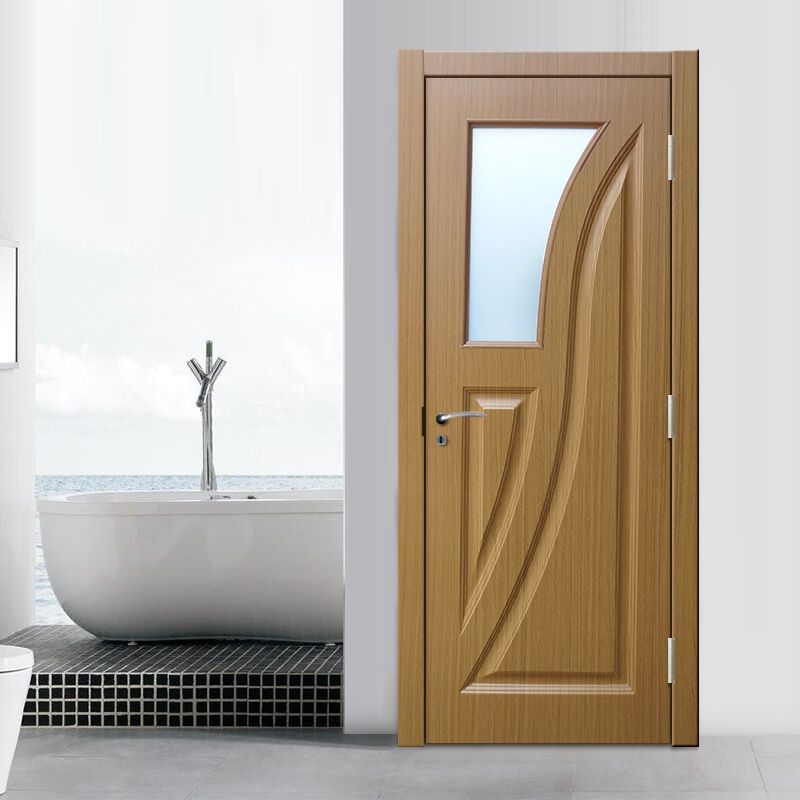2020 45mm Thickness Waterproof Pvc Laminate Pvc Wood Door Design Wpc Door Easy Assembly Door With Glass From Hssunny 38 2 Dhgate Com