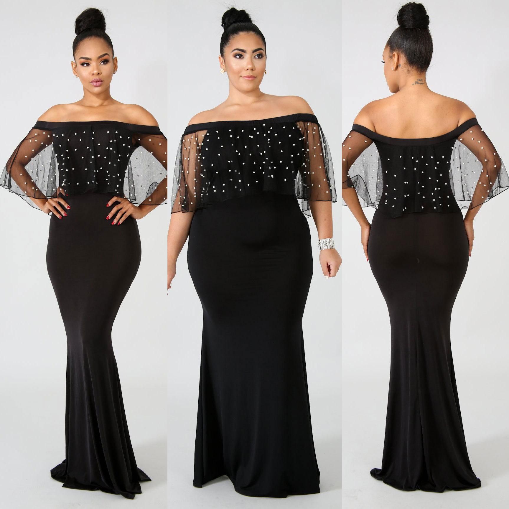 bodycon maxi evening dress