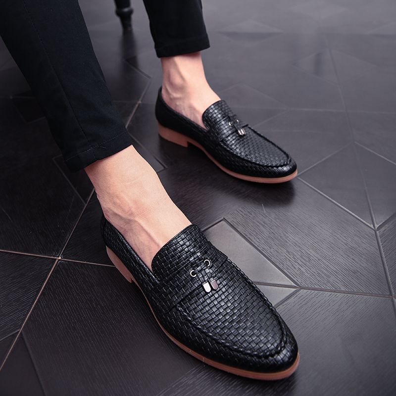 Mens Leather Formal Dress Shoes Pointed Toe Slip On Loafers Wedding Oxfords Size Mens Leather Formal Dress Shoes Pointed Toe Slip On Loafers Wedding Oxfords Size
