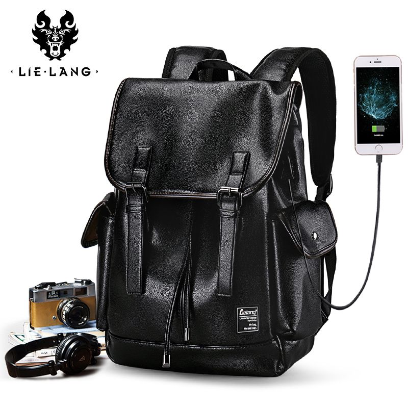 mens black rucksack