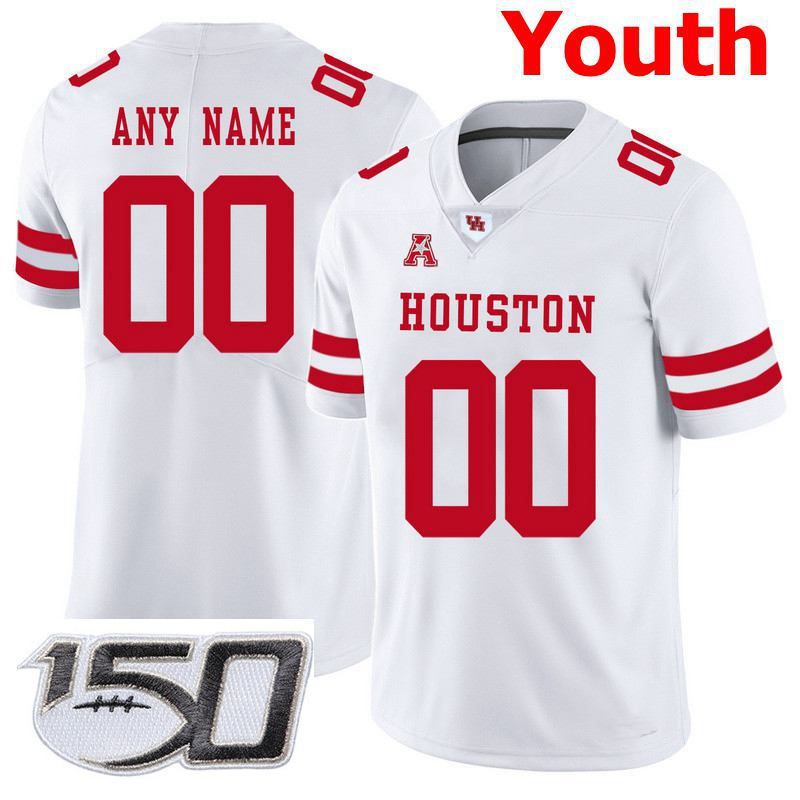 Youth White with 150th Patch