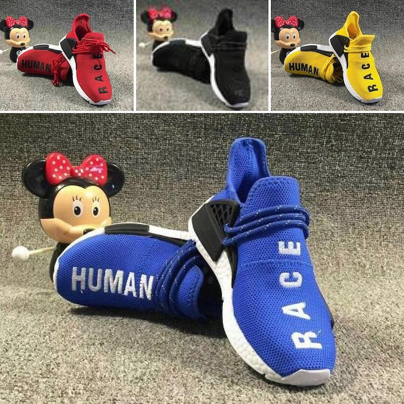 human race shoes kids blue