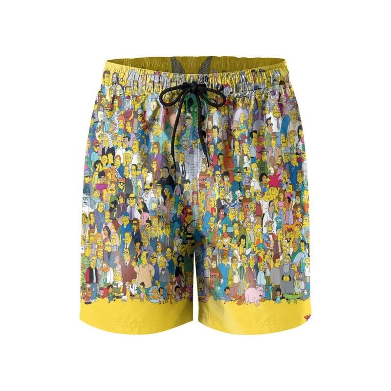 simpsons swim trunks