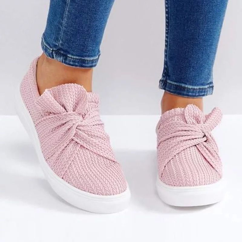 Compra Tejer Lana Mocasines De Bowknot Para Mujer Personalizada Tejer Paja  Zapatos Planos Casual Nudo De Mariposa Cómodo Slip On Zapatos De Gran  Tamaño35 43 Barato | Entrega Rápida Y Calidad | Es.Dhgate