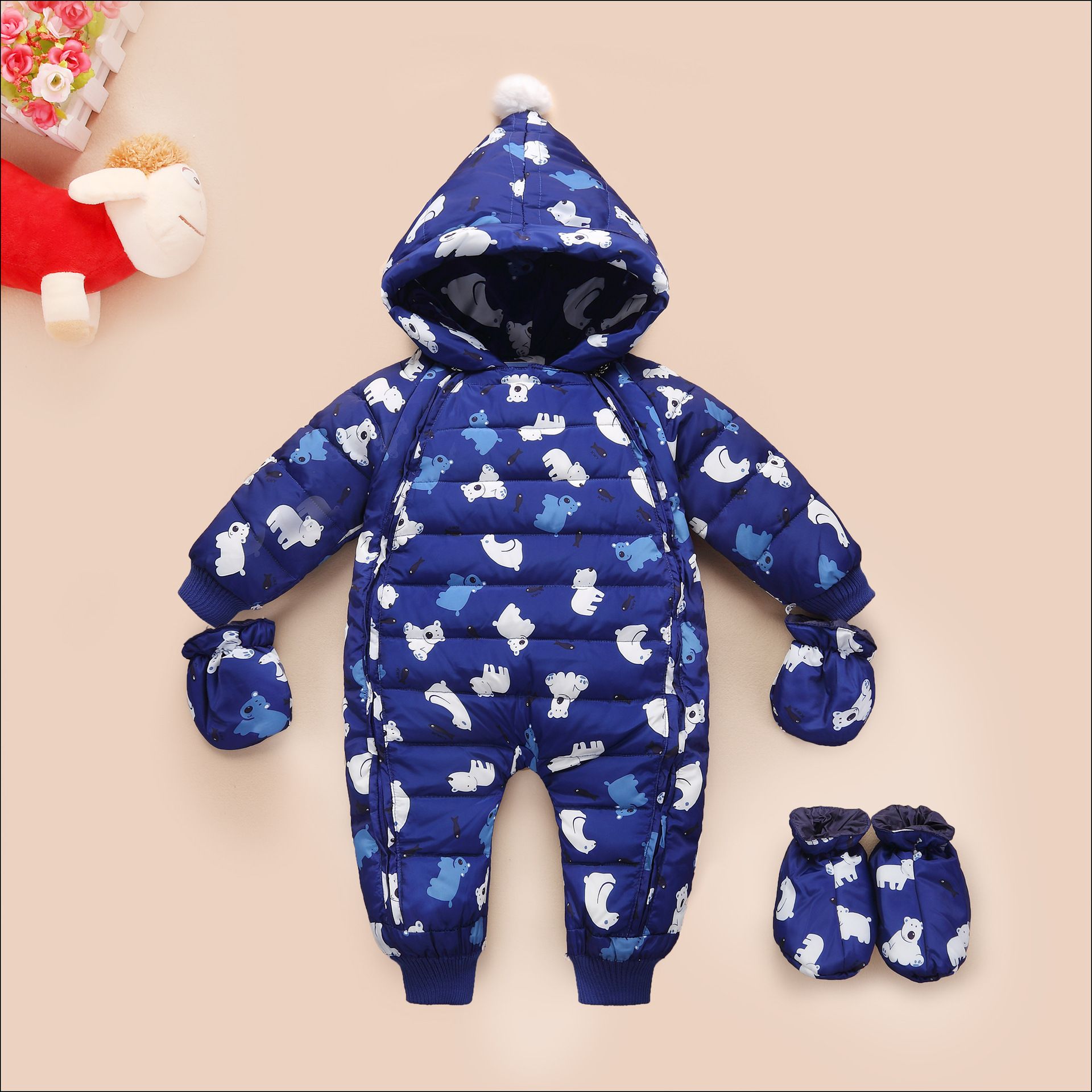 newborn baby snowsuit unisex