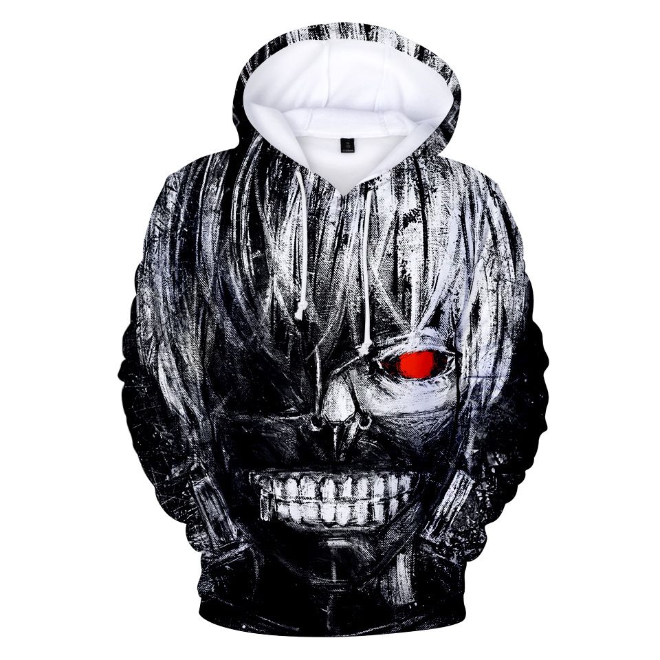 Alexander Graham Bell Estrecho Enviar Nueva marca Classic Anime Tokyo Ghoul Sudaderas con capucha en 3D Hombres  Moda con capucha de