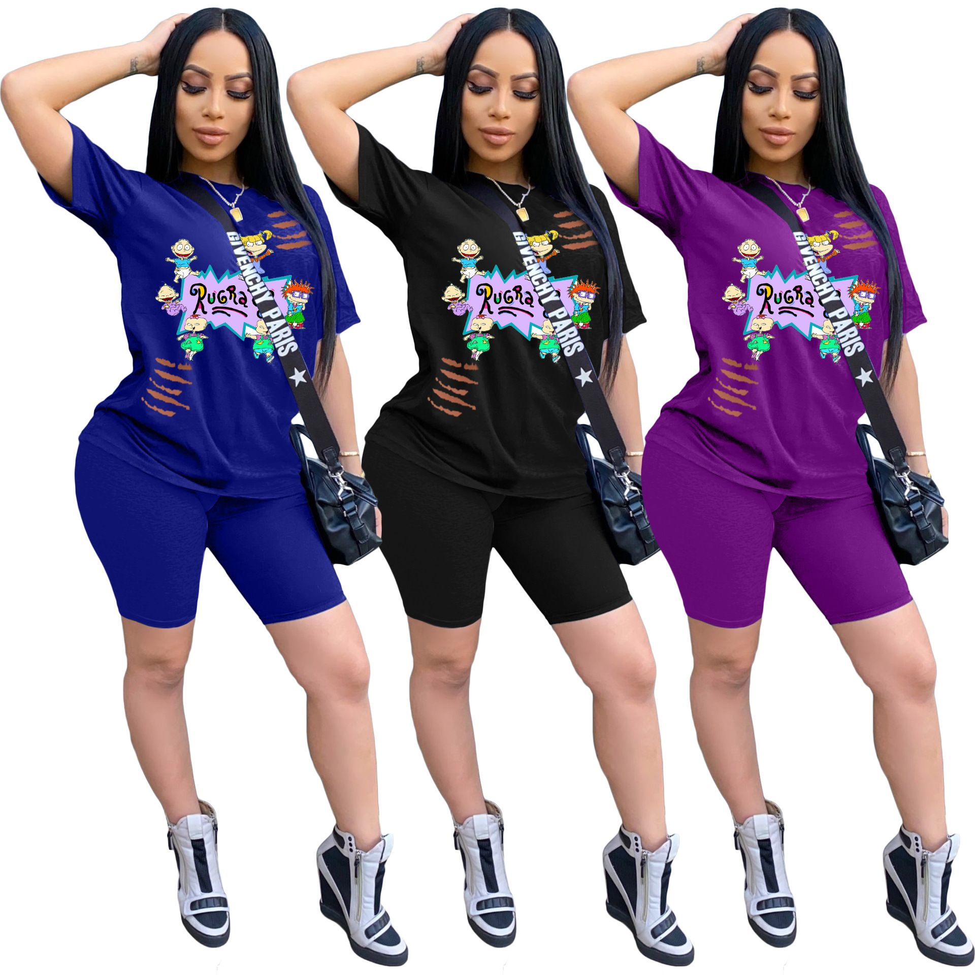 Women Clothes Biker Sets 