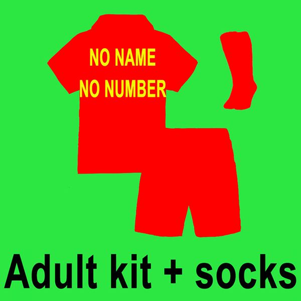 Kit adulte + chaussettes pas de nom pas de numéro