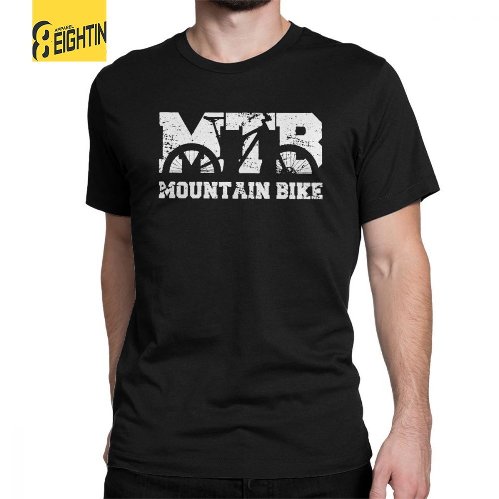 Descuento por mayor Bicicleta Vintage Mtb Diseño apenado Camiseta Hombre manga corta Camisetas divertidas Cuello ropa de algodón purificado Camiseta