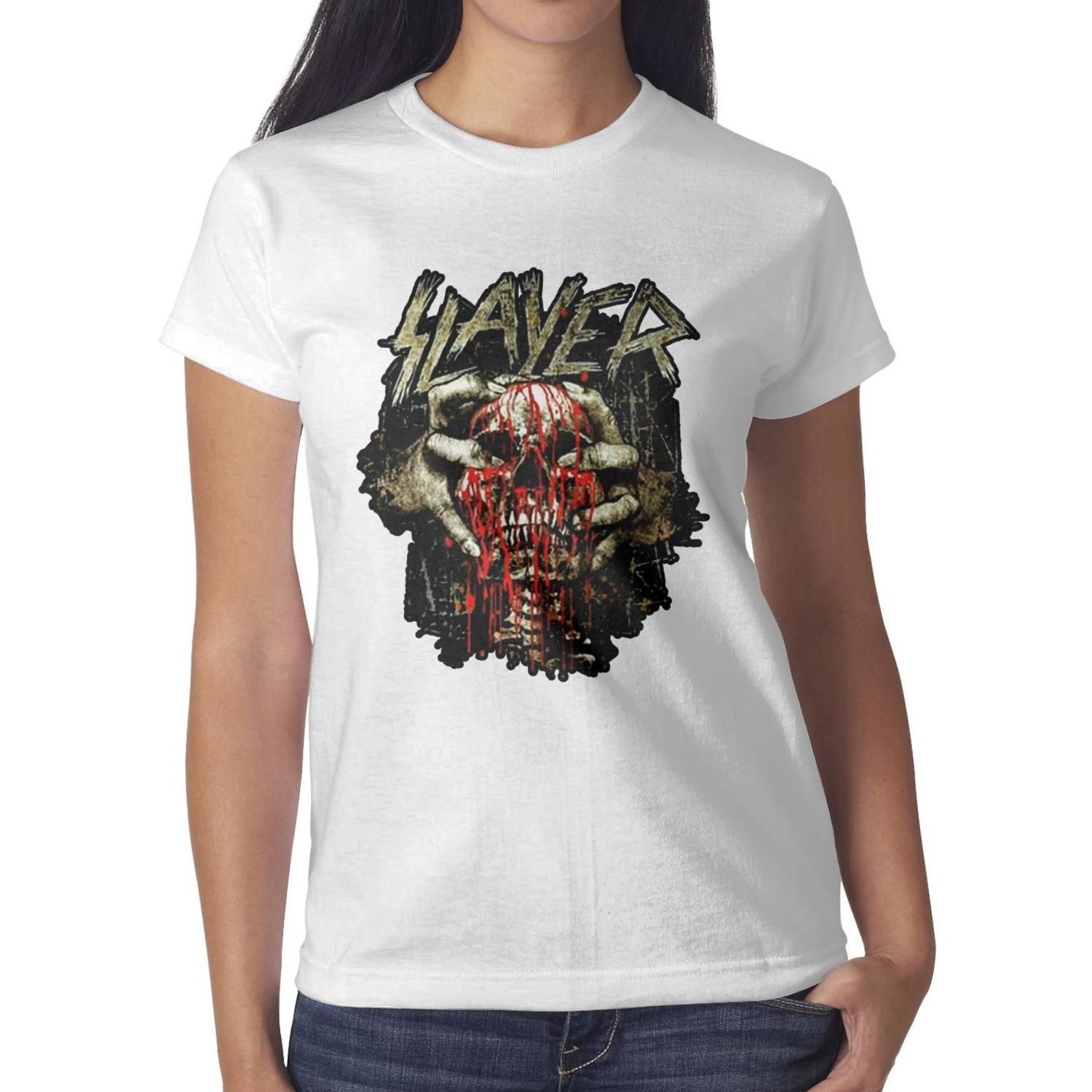 Skull Bloody Torment Band Logo camiseta negra para mujer, camisas, camisetas, camisetas gráficas