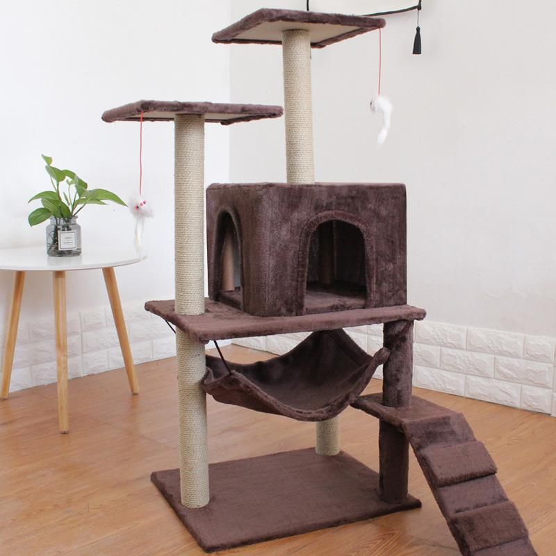 2019 4 Cats Using Cat Bed Mat House Scratchers Toy Strong Load