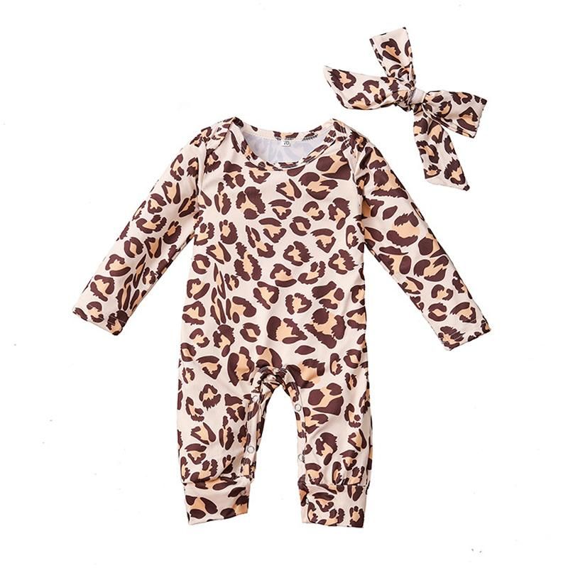 leopard jumpsuit baby