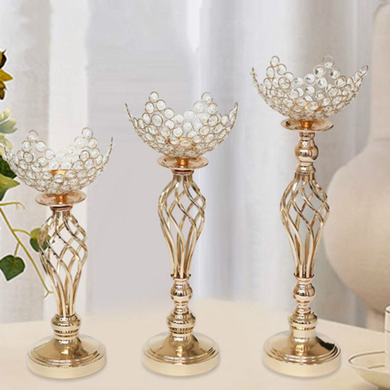 Tea Light Candle Holder Stand Gold wedding party occasions
