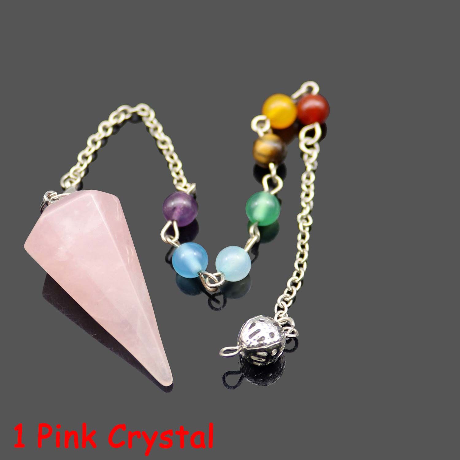 1 pink crystal