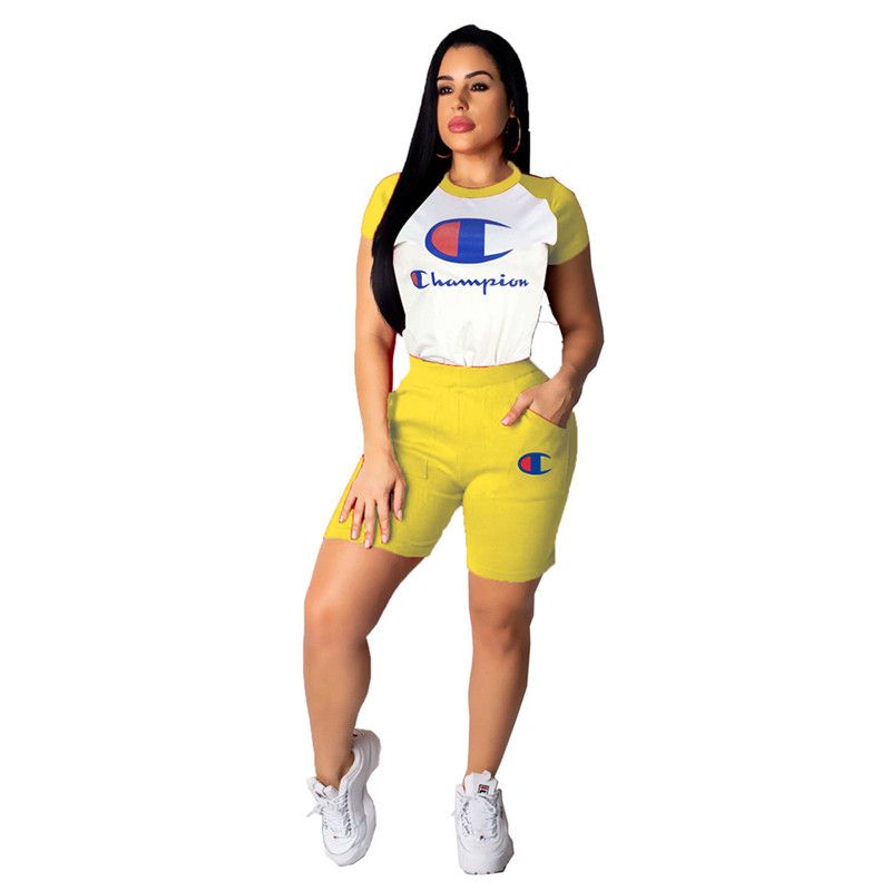 champion shirt womens yellow