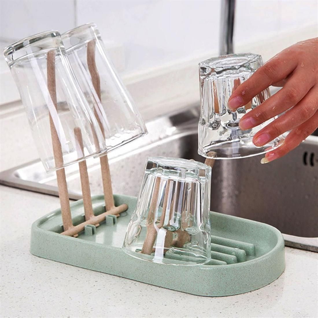 Kitchen Tool Detachable Drying Rack Baby Bottle Dryer House Dish