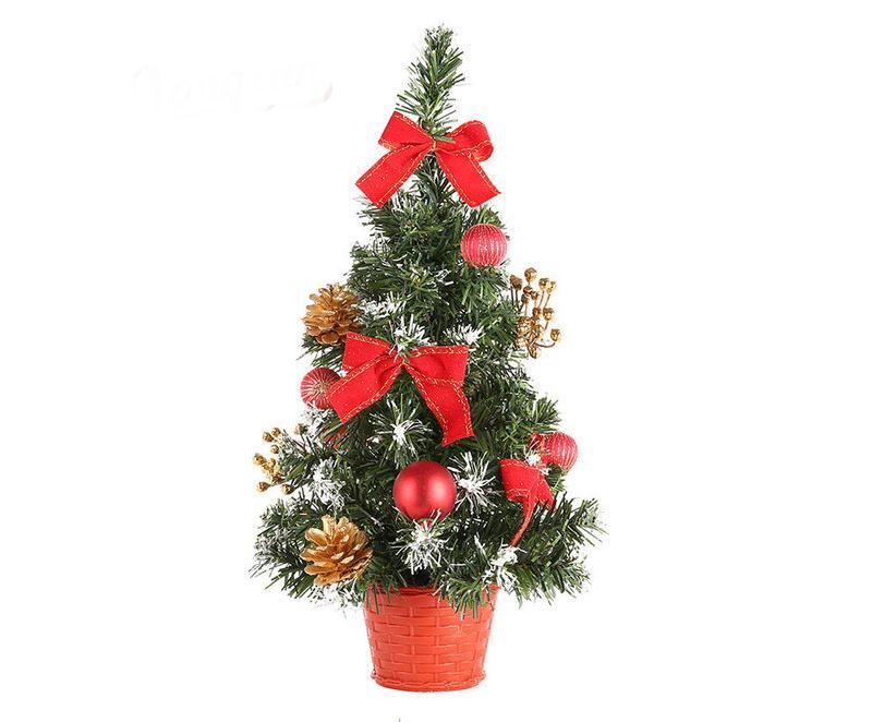 2019 Year Artificial Tabletop Mini Christmas Tree Decorations