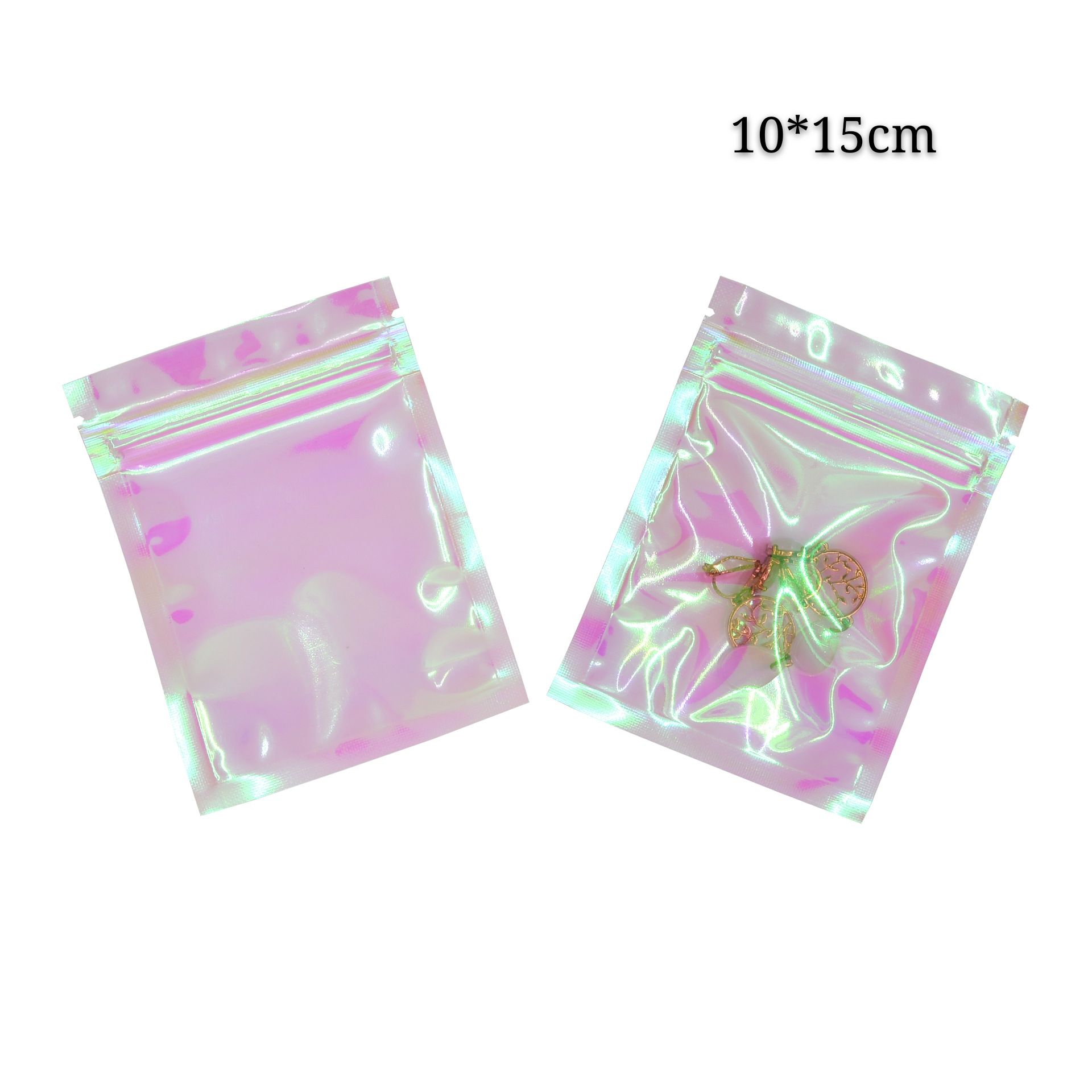 holographic ziplock pouches