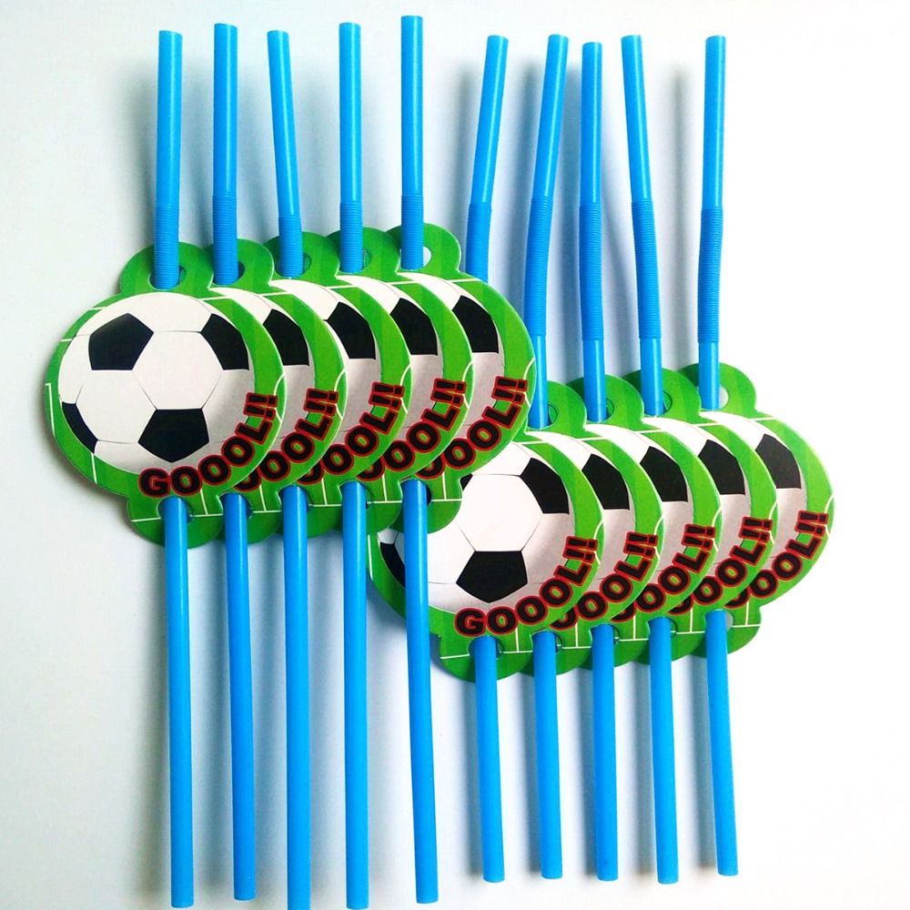 Football Straw Topper | Straw Buddy | Straw Charm | Straw Decoration