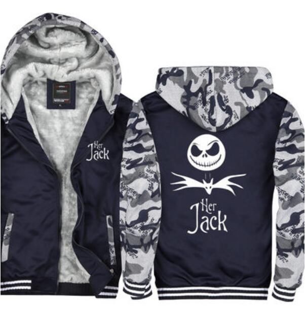Warm Thicken The Nightmare Before Christmas Hoodie Jacket Sweater fleece coat Warm Thicken The Nightmare Before Christmas Hoodie Jacket Sweater fleece coat