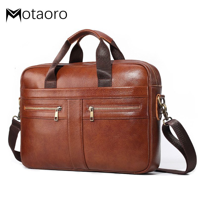 leather office briefcase