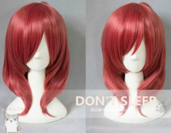Love Live Nishikino Maki Short Dark Red Cosplay Wigs Hair