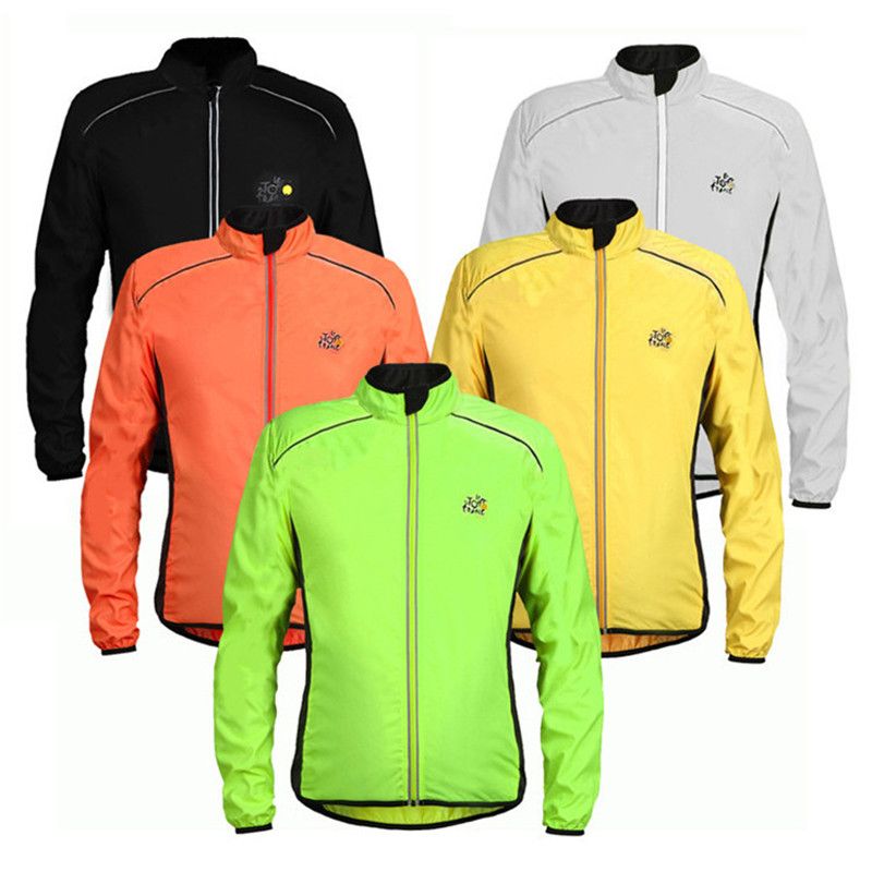 mens waterproof breathable cycling jacket