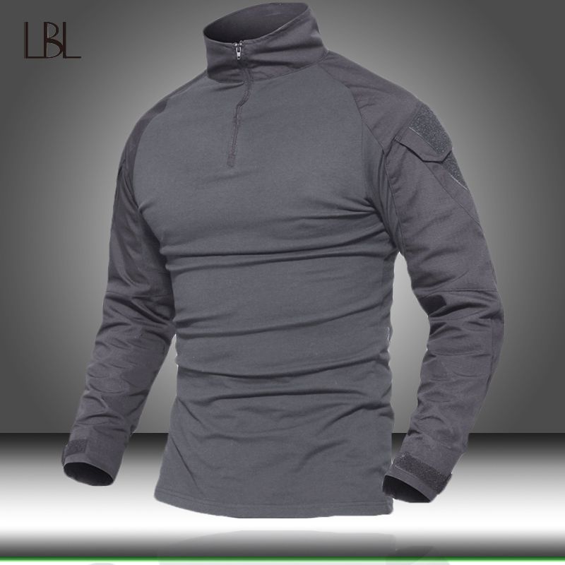 camisa tipo militar hombre