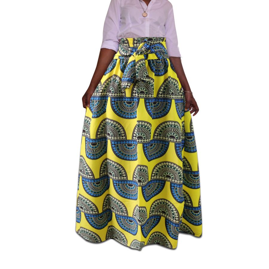 maxi ankara skirts